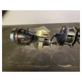 Lot of 3 Fishing Reels