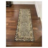 Leopaed Print  Rug Runner 24 x 68