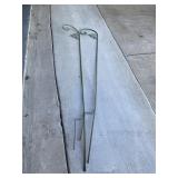 Wrought Iron Plant Hanging Poles 83"
