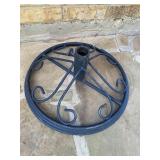 Cast Iron Umbrella Base 18"
