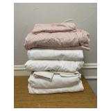 3 set of King size sheets and pillow cases as show