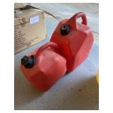 Plastic 5gal  & 2 Gal Gas Cans with Gas