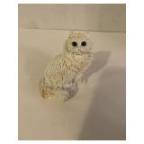 Stone Critters Vintage White Persian Cat 3 1/2