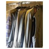 Large Lot Of Jackets ,Vest,Sweathers,Suits Large &