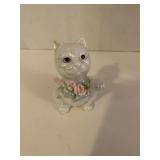 Vintage Iridescent Cat 4 1/2