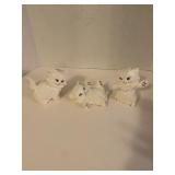 Vintage Porcelain Cats 5 1/2