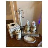 Corinthian Set of Bathroom Accessories
