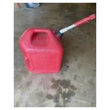 Plastic 5 Gal Gas Can Empty