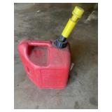 Plastic 2 Gal Gas Can with 2 Gal of Gas inside