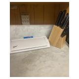 Ziplock Vacuum & Seal & Knives Block w/knives