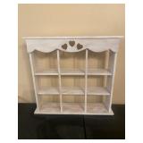 Vintage Wood Display Cabinet