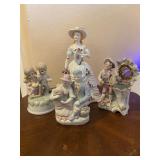 Dï¿½cor lot of 4 porcelain pieces