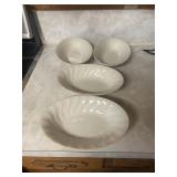 4pc Vtg Sculptura Stoneware Japan