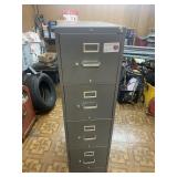 Hon Metal 4 Drawer File Cabinet 52 x 26 1/2 x 15