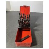 Metal Box of Drill Bits