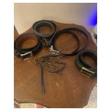 Lot of 5 belts
