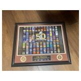 50th Anniversary Super Bowl Ticket Collection Fram