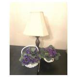 Lamp & 2 Flowers