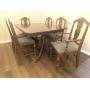 Antique Ducan Phyfe Dining Table  & 6 Chairs