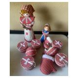 Red & White Dots Chrismas Decor