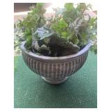 Silk Plant & Plastic Pot