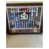 Framed SuperBowl Ticket Collection
