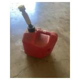 Plastic 2 Gal Gas Can  with Gas