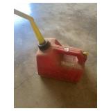 Plastic 2 Gal Gas Can  with Gas
