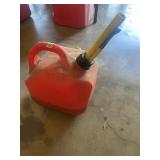 Plastic 2 Gal Gas Can  with Gas