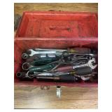Metal Tool Box and Contents