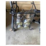 Wine Rack & Jars