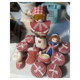 Red & White Dots Chrismas Decor