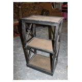 Wicker And Wood Shelf