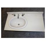Porcelain Sink and Counter Top