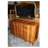 Bassett French Dresser With Mirror
