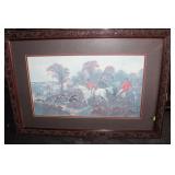 Fox and Hound Hunt   Framed Picture
