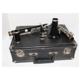 Clarinet with Case and Sheet Music