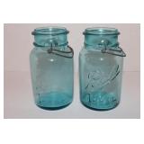 Collectible Vintage Blue Ball Jars