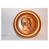 Collectible Rockwell Lincoln Copper Plate