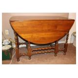 Vintage Drop Left Swing Leg Table