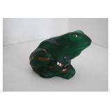 Collectible Hand Made Fenton Cat  Tale Frog 2 1/2