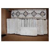 4 x 12 Decorative tile 6pc & 4 x 6 Tile 25pcs
