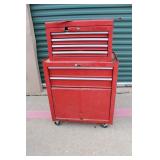 6 Drawer Tool Box Top and Bottom Storage