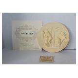 Ivory and Alabaster Plate Ricoletto