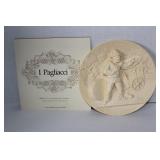 First Edition Ivory and Alabaster Plate