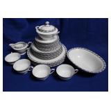 Set of 25  Franconia Dishes