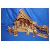 Vintage Goldscheider Nativity Scene