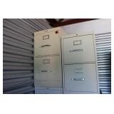 2 Metal File Cabinets