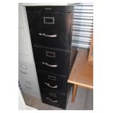 Black File Cabinet