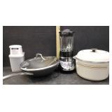 CALPHALON WOK,CUISINART BLENDER & MORE